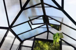 OUTFLEXX Gewächshaus, Schwarz, Alu/Polycarbonat, 381x377x250cm, Pulverbeschichtet -Gartenladen 22282 7.jpg