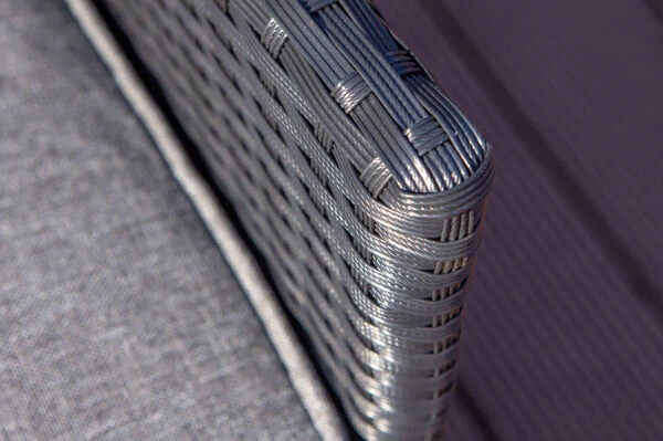 OUTFLEXX 2er Set Dining Sessel, Schwarz, Polyrattan, Je 55 X 65 X 112 Cm, Rücken Stufenlos Verstellbar 9 OUTFLEXX 2er Set Dining Sessel, Schwarz, Polyrattan, Je 55 X 65 X 112 Cm, Rücken Stufenlos Verstellbar – Bild 7