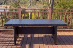 OUTFLEXX Esstisch, Braun, Polyrattan, 200x95cm, Tischplatte Spraystone, 6mm, Aufliegend 8 OUTFLEXX Esstisch, Braun, Polyrattan, 200x95cm, Tischplatte Spraystone, 6mm, Aufliegend -Gartenladen 22287 2.jpg