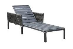 OUTFLEXX Mermaid Liege, Anthrazit, Aluminium/XL Geflecht, 203x75x56 Cm, Inkl. Polster -Gartenladen 22302 3.jpg