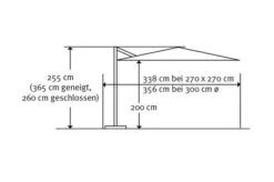 Schneider® SCHNEIDER Rhodos Eco Twist Ampelschirm, Grau, 270x270 Cm, Quadratisch 15 Schneider® SCHNEIDER Rhodos Eco Twist Ampelschirm, Grau, 270x270 Cm, Quadratisch -Gartenladen 22319 5.jpg
