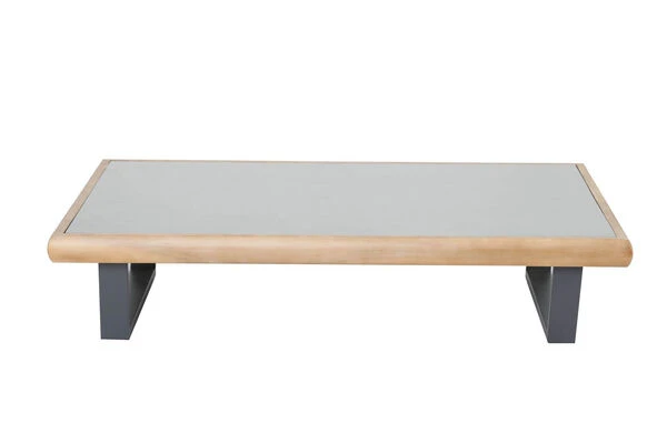 OUTFLEXX Ecklounge, Anthrazit/stone Grey, Aluminium/Akazie In Teakoptik, Für 5 Personen, Inkl. Polster 8 OUTFLEXX Ecklounge, Anthrazit/stone Grey, Aluminium/Akazie In Teakoptik, Für 5 Personen, Inkl. Polster – Bild 6