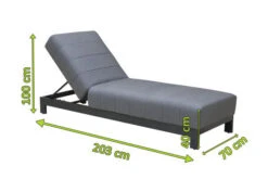 OUTFLEXX Liege, Anthrazit/flanelle, Alu/Sunbrella, 203x70x40/100, Höhenverstellbare Rückenlehne -Gartenladen 22410 5.jpg