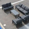 OUTFLEXX Loungemöbel, Anthrazit, Alu/Olefin, 7 Personen, Loungetisch 120x60 Cm 2 OUTFLEXX Loungemöbel, Anthrazit, Alu/Olefin, 7 Personen, Loungetisch 120x60 Cm -Gartenladen 22431 1.jpg