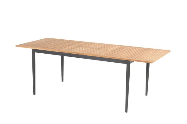 HARTMAN Silencio Ausziehtisch, Xerix/natur, Alu/Teak, 160/220x90cm, Butterfly-Auszug, FSC Teak 3 HARTMAN Silencio Ausziehtisch, Xerix/natur, Alu/Teak, 160/220x90cm, Butterfly-Auszug, FSC Teak