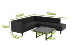 HARTMAN Dion Ecklounge, Schwarz, Sunbrella/Keramik, 6 Personen, Inklusive Beistelltisch 13 HARTMAN Dion Ecklounge, Schwarz, Sunbrella/Keramik, 6 Personen, Inklusive Beistelltisch -Gartenladen 22455 5.jpg
