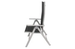 VILLANA Esstischgarnitur, Silber/schwarz, Alu/Holzimitat/Textil, Tisch 150x90cm, 4 Multipositionssessel -Gartenladen 22559 16.jpg