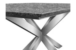 OUTFLEXX Esstischgarnitur, Silber/schwarz, Edelstahl/Granit/Textil, 200x100 Cm, 4 Stühle, 2 Multipos, Padded, Armlehnen Aus FSC-Teak -Gartenladen 22788 010.JPG