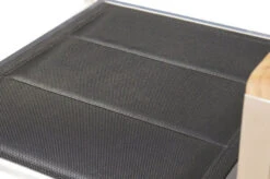 OUTFLEXX Esstischgarnitur, Silber/schwarz, Edelstahl/Granit/Textil, 200x100 Cm, 4 Stühle, 2 Multipos, Padded, Armlehnen Aus FSC-Teak -Gartenladen 22788 09.jpg