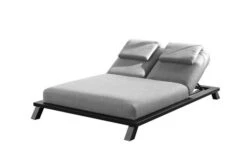 OUTFLEXX Exklusivmodell Blain Doppelliege, Flanelle, Alu/Sunbrella, 222 X 144 X 38 Cm, Inkl. Verstellbarer Rückenlehne -Gartenladen 22851 2.jpg