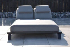 OUTFLEXX Exklusivmodell Blain Doppelliege, Flanelle, Alu/Sunbrella, 222 X 144 X 38 Cm, Inkl. Verstellbarer Rückenlehne -Gartenladen 22851 4.jpg