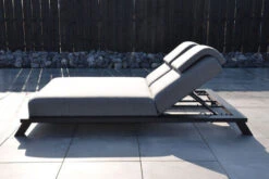 OUTFLEXX Exklusivmodell Blain Doppelliege, Flanelle, Alu/Sunbrella, 222 X 144 X 38 Cm, Inkl. Verstellbarer Rückenlehne -Gartenladen 22851 5.jpg