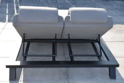 OUTFLEXX Exklusivmodell Blain Doppelliege, Flanelle, Alu/Sunbrella, 222 X 144 X 38 Cm, Inkl. Verstellbarer Rückenlehne -Gartenladen 22851 6.jpg