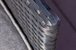 OUTFLEXX Esstischgarnitur, Polyrattan/Teakholz, Tisch 160x90cm, 4 Diningsessel, Inkl. Polster -Gartenladen 22874 3.jpg