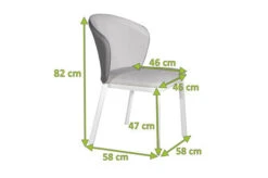OUTFLEXX® Dining Sessel, Weiß/grau, Alu/Sling-Textilene, 58x58x82 cm 7 OUTFLEXX® Dining Sessel, Weiß/grau, Alu/Sling-Textilene, 58x58x82 cm -Gartenladen 22917 5.jpg