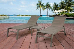 OUTFLEXX 2er-Set Rolliege, Champagner, Alu/Textilene, 192x72x95 Cm, Verstellbar, Inkl. Räder Und Beistelltisch 8 OUTFLEXX 2er-Set Rolliege, Champagner, Alu/Textilene, 192x72x95 Cm, Verstellbar, Inkl. Räder Und Beistelltisch -Gartenladen 22920 2.jpg