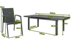 STERN New Top Esstischgarnitur, Anthrazit, Alu / Glas / Textil, Tisch 180/240x100cm, 6 Stapelsessel -Gartenladen 22989 5.jpg