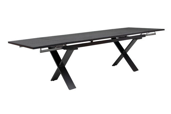 KETTLER BasicPlus Esstischgarnitur, Anthrazit, Alu / Spraystone / Textil, Tisch 180/280x100cm, 6 Multipositionssessel 6 KETTLER BasicPlus Esstischgarnitur, Anthrazit, Alu / Spraystone / Textil, Tisch 180/280x100cm, 6 Multipositionssessel – Bild 4