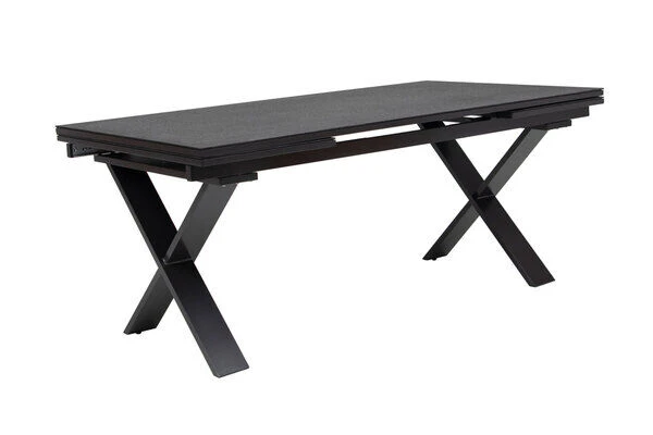 KETTLER BasicPlus Esstischgarnitur, Anthrazit, Alu / Spraystone / Textil, Tisch 180/280x100cm, 6 Multipositionssessel 10 KETTLER BasicPlus Esstischgarnitur, Anthrazit, Alu / Spraystone / Textil, Tisch 180/280x100cm, 6 Multipositionssessel – Bild 8