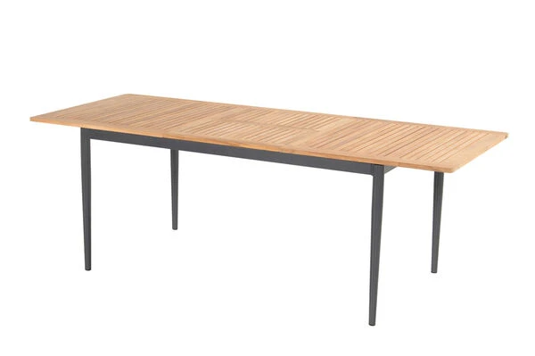 HARTMAN Silencio / Alice Sitzgruppe, Xerix/natur, Alu/Teak, 4x4 Textilen, 6 Dining Sessel, 2 Multipo, 160/220x90cm, FSC-Teak Armlehnen 4 HARTMAN Silencio / Alice Sitzgruppe, Xerix/natur, Alu/Teak, 4x4 Textilen, 6 Dining Sessel, 2 Multipo, 160/220x90cm, FSC-Teak Armlehnen – Bild 2