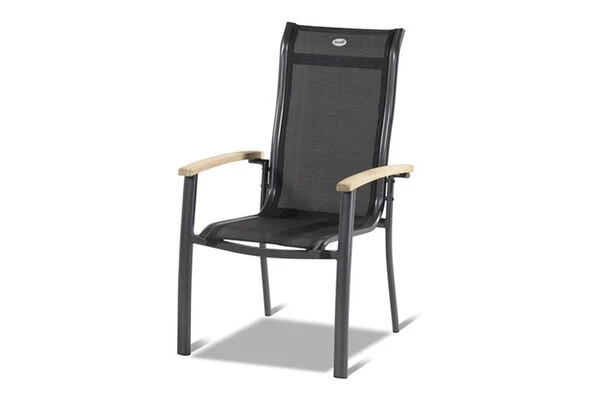 HARTMAN Silencio / Alice Sitzgruppe, Xerix/natur, Alu/Teak, 4x4 Textilen, 6 Dining Sessel, 2 Multipo, 160/220x90cm, FSC-Teak Armlehnen 5 HARTMAN Silencio / Alice Sitzgruppe, Xerix/natur, Alu/Teak, 4x4 Textilen, 6 Dining Sessel, 2 Multipo, 160/220x90cm, FSC-Teak Armlehnen – Bild 3