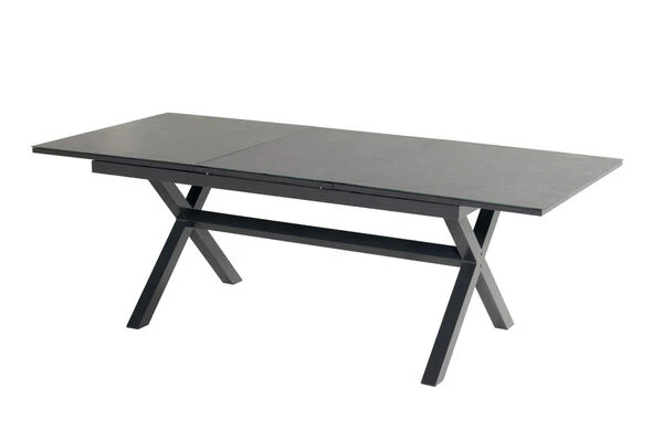 HARTMAN Xanadu / Alice Sitzgruppe, Xerix/natur, Alu/Teak/Glaskeramik, 4x4 Textilen, 4 Multipo, 160/220x90cm, FSC-Teak Armlehnen 4 HARTMAN Xanadu / Alice Sitzgruppe, Xerix/natur, Alu/Teak/Glaskeramik, 4x4 Textilen, 4 Multipo, 160/220x90cm, FSC-Teak Armlehnen – Bild 2