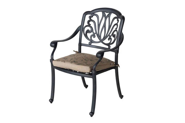 HARTMAN Amalfi Sitzgruppe, Bronze, Alu-Guss, 6 Dining Sessel, 214x112cm 5 HARTMAN Amalfi Sitzgruppe, Bronze, Alu-Guss, 6 Dining Sessel, 214x112cm – Bild 3