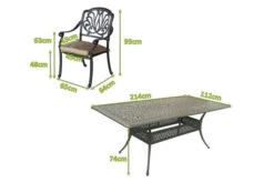 HARTMAN Amalfi Sitzgruppe, Bronze, Alu-Guss, 6 Dining Sessel, 214x112cm 9 HARTMAN Amalfi Sitzgruppe, Bronze, Alu-Guss, 6 Dining Sessel, 214x112cm -Gartenladen 23311 mass.jpg