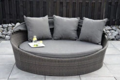 OUTFLEXX Sonneninsel, Grau, Polyrattan/Olefin, 187x146x75/131, Verstellbares Dach -Gartenladen 23404 2.jpg