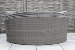 OUTFLEXX Sonneninsel, Grau, Polyrattan/Olefin, 187x146x75/131, Verstellbares Dach -Gartenladen 23404 7.jpg