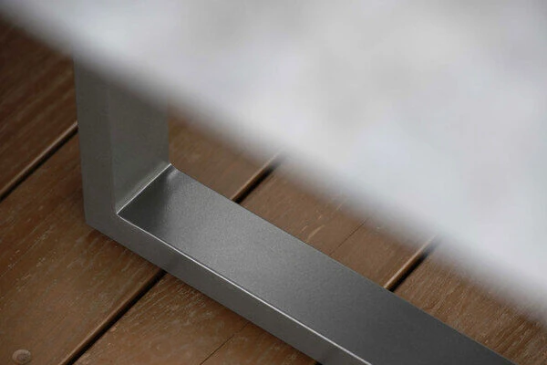 STERN Esstisch, Anthrazit, Aluminium, 200x100 Cm, Mit Tischplatte Silverstar 2.0 Dekor Zement 3 STERN Esstisch, Anthrazit, Aluminium, 200x100 Cm, Mit Tischplatte Silverstar 2.0 Dekor Zement – Bild 2