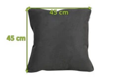 OUTFLEXX Dekokissen, Suede Grey, Sunbrella, 45 X 45 Cm, Bei 40 °C Waschbar, Z.B. Passend Zu Lounge 21845 -Gartenladen 23444 mass.jpg