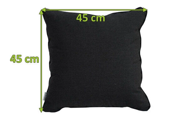OUTFLEXX Dekokissen, 3758 Sooty, Sunbrella, 45 X 45 Cm, Bei 40 °C Waschbar, Z.B. Passend Zu Lounge 21845 4 OUTFLEXX Dekokissen, 3758 Sooty, Sunbrella, 45 X 45 Cm, Bei 40 °C Waschbar, Z.B. Passend Zu Lounge 21845 – Bild 2