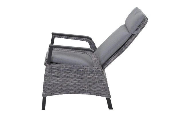 SIENA GARDEN Solea/Bellani Dining Set, Grau/blau/anthrazit, Alu/Gardino®-Geflecht/Keramik, 140 X 85 X 50-72cm, Inkl. 4 Diningsessel, Stufenlos Verstellbar 16 SIENA GARDEN Solea/Bellani Dining Set, Grau/blau/anthrazit, Alu/Gardino®-Geflecht/Keramik, 140 X 85 X 50-72cm, Inkl. 4 Diningsessel, Stufenlos Verstellbar – Bild 14