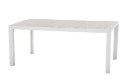 SIENA GARDEN Carlos/Corido Dining Set, Weiß/grau, Alu/Gardino®-Geflecht/Keramik, 180 X 100 Cm, Inkl. 4 Diningsessel 25 SIENA GARDEN Carlos/Corido Dining Set, Weiß/grau, Alu/Gardino®-Geflecht/Keramik, 180 X 100 Cm, Inkl. 4 Diningsessel -Gartenladen 23770 04.jpg