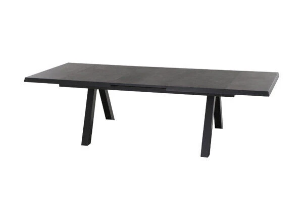 SIENA GARDEN Tirana/Corido Dining Set, Anthrazit/grau, Alu/Gardino®-Geflecht/Keramik, 205-265 X 103 X 76cm, Inkl. 8 Diningsessel 4 SIENA GARDEN Tirana/Corido Dining Set, Anthrazit/grau, Alu/Gardino®-Geflecht/Keramik, 205-265 X 103 X 76cm, Inkl. 8 Diningsessel – Bild 2