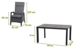 SIENA GARDEN Silva/Solea Dining Set, Anthrazit/blau/grau, Alu/Gardino®-Geflecht/Keramik, 140 X 90cm, Inkl. 4 Diningsessel, Stufenlos Verstellbar -Gartenladen 23835 5.jpg