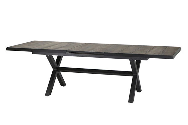 SIENA GARDEN Sincro/Solea Dining Set, Anthrazit/grau/blau, Alu/Gardino®-Geflecht/Keramik, 200-260x103cm, Inkl. 4 Diningsessel, Stufenlos Verstellbar 19 SIENA GARDEN Sincro/Solea Dining Set, Anthrazit/grau/blau, Alu/Gardino®-Geflecht/Keramik, 200-260x103cm, Inkl. 4 Diningsessel, Stufenlos Verstellbar – Bild 17