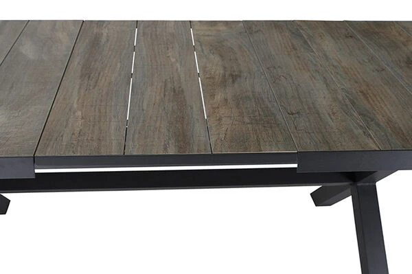 SIENA GARDEN Sincro/Solea Dining Set, Anthrazit/grau/blau, Alu/Gardino®-Geflecht/Keramik, 200-260x103cm, Inkl. 4 Diningsessel, Stufenlos Verstellbar 21 SIENA GARDEN Sincro/Solea Dining Set, Anthrazit/grau/blau, Alu/Gardino®-Geflecht/Keramik, 200-260x103cm, Inkl. 4 Diningsessel, Stufenlos Verstellbar – Bild 19