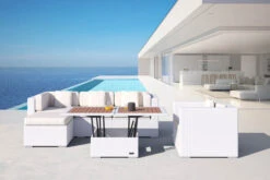 OUTFLEXX Loungemöbel-Set, Weiß, Polyrattan, Für 5 Personen, Inkl. Loungetisch, Wasserfeste Kissenbox -Gartenladen 2523 BOX D 2 CGI.jpg