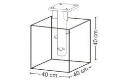 Schneider® SCHNEIDER Universal-Bodenplatte Für Sonnenschirme, Silber, Stahl Verzinkt, 16 X 16 X 40 Cm -Gartenladen 2664 06.jpg