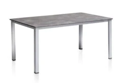 KETTLER Cubic/ Basic Plus Padded Esstischgarnitur, Silber/anthrazit, Alu/Textilene, Tisch 160x90 Cm, 4 Multipo -Gartenladen 28699 3.jpg