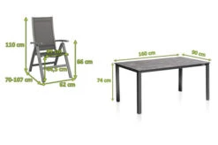 KETTLER Cubic/Altura Esstischgarnitur, Anthrazit, Alu/Kettalit/Textilene, 160x90 Cm, 4 Multipos -Gartenladen 28775 5.jpg