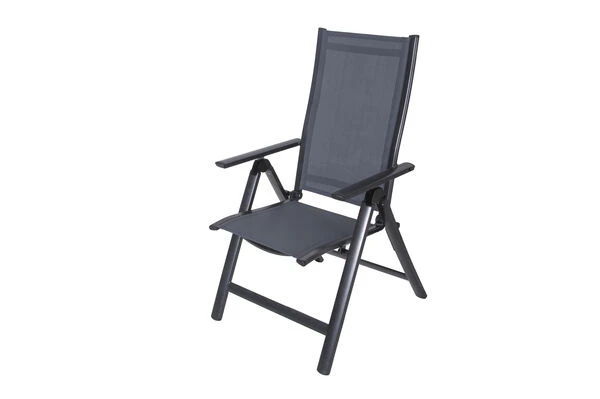 KETTLER Cubic Esstischgarnitur, Anthrazit, Alu/Kettalit/Textilene, 160x90 Cm, 4 Multipos 4 KETTLER Cubic Esstischgarnitur, Anthrazit, Alu/Kettalit/Textilene, 160x90 Cm, 4 Multipos – Bild 2