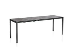 KETTLER Cubic/Basic Plus Esstischgarnitur, Anthrazit, Alu/HPL/Textilene, 140/210x70 Cm, 4 Stapelsessel 14 KETTLER Cubic/Basic Plus Esstischgarnitur, Anthrazit, Alu/HPL/Textilene, 140/210x70 Cm, 4 Stapelsessel -Gartenladen 28832 03.jpg