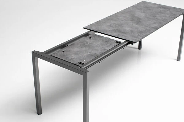 KETTLER Cubic/Basic Plus Padded Esstischgarnitur, Anthrazit, Alu/HPL/Textilene, 140/210x70 Cm, 6 Multipos 10 KETTLER Cubic/Basic Plus Padded Esstischgarnitur, Anthrazit, Alu/HPL/Textilene, 140/210x70 Cm, 6 Multipos – Bild 8