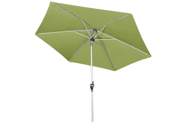 DOPPLER Active Auto Tilt Mittelstockschirm, Grün, Aluminium/Textil, Ø 280 Cm, Mit Kurbel 4 DOPPLER Active Auto Tilt Mittelstockschirm, Grün, Aluminium/Textil, Ø 280 Cm, Mit Kurbel – Bild 2