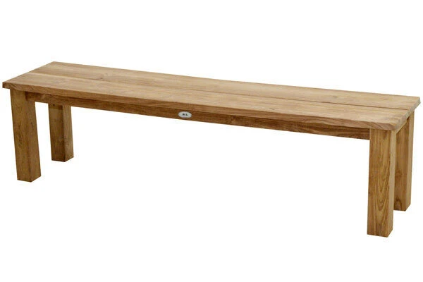 Dreisitzer Laredo Aus Gebürstetem Teakholz Von Ploß, 170x40 Cm 4 Dreisitzer Laredo Aus Gebürstetem Teakholz Von Ploß, 170x40 Cm – Bild 2