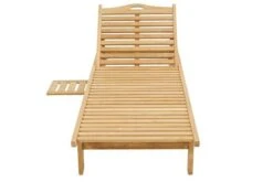 Gartenliege Archimedes Aus Teakholz Von Ploß, Mit Rädern Und Tablett -Gartenladen 2 12855.jpg