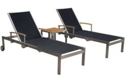 OUTFLEXX Rollliege, Schwarz, Edelstahl/Textilene, Mit Gasfeder, 195,5x74x35cm 14 OUTFLEXX Rollliege, Schwarz, Edelstahl/Textilene, Mit Gasfeder, 195,5x74x35cm -Gartenladen 2 13503.jpg